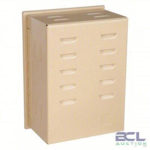 DESCRIPTION: (1) UNIVERSAL THERMOSTAT GUARD BRAND/MODEL: PRODUCT NUMBER #13J043 INFORMATION: HINGED, BEIGE, RING BASE, SOLID BASE, SINGLE WALL RETAIL$