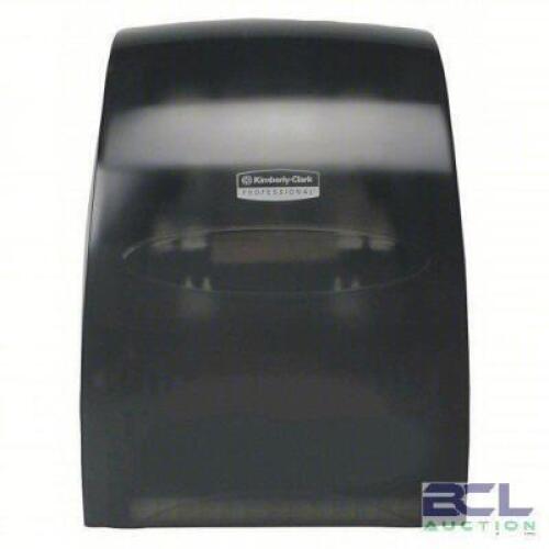 DESCRIPTION: (1) PAPER TOWEL DISPENSER BRAND/MODEL: KIMBERLY-CLARK #506K81 INFORMATION: HARDWOUND, 8 IN PAPER TOWEL WD, 1 1/2 IN, PLASTIC RETAIL$: $99