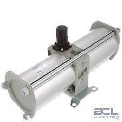 DESCRIPTION: (1) BOOSTER REGULATOR BRAND/MODEL: SMC #VBA40A-NO4GN-Z INFORMATION: NPT, 67.1 scfm, 145 psi Max Op Pressure, 122&deg;F Max Op Temp RETAIL$: $
