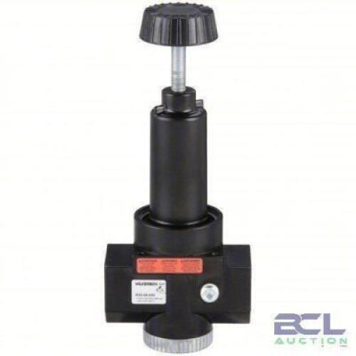DESCRIPTION: (1) COMPRESSED AIR REGULATOR BRAND/MODEL: WILKERSON #6B206 INFORMATION: BLACK SIZE: ZINC, 1 IN NPT, 500 CFM, 10 PSI TO 125 PSI, KNOB, R30