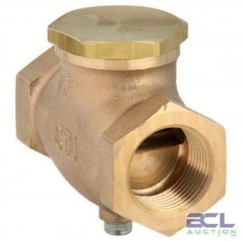 DESCRIPTION: (4) CHECK VALVE BRAND/MODEL: CONTROL DEVICES #2A165 INFORMATION: BRASS, AIR, 250 PSI MAX PRESSURE SIZE: 1" NPT RETAIL$: $100.30 EA QTY: 4