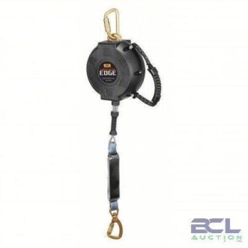 DESCRIPTION: (1) SELF-RETRACTING LIFELINE BRAND/MODEL: CONDOR #49CD34 INFORMATION: STEEL CARABINER ANCHOR, HARNESS STEEL SNAP HOOK SIZE: 30' RETAIL$: