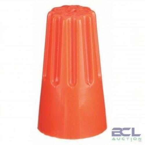 DESCRIPTION: (4) BOXES OF (300) TWIST ON WIRE CONNECTOR BRAND/MODEL: POWER FIRST #5UYH7 INFORMATION: ORANGE RETAIL$: $34.94 EA QTY: 4