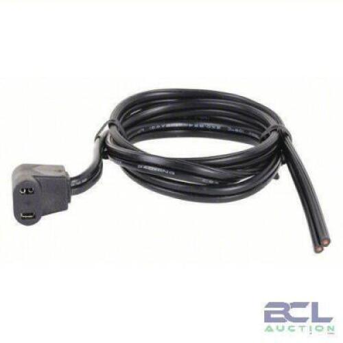 DESCRIPTION: (2) CASES OF (100) CORD SET WITH WIRE LEADS BRAND/MODEL: DAYTON #4YD80 INFORMATION: BLACK, 90&deg; PLUG HEAD CONFIGURATION RETAIL$: $317.84 E