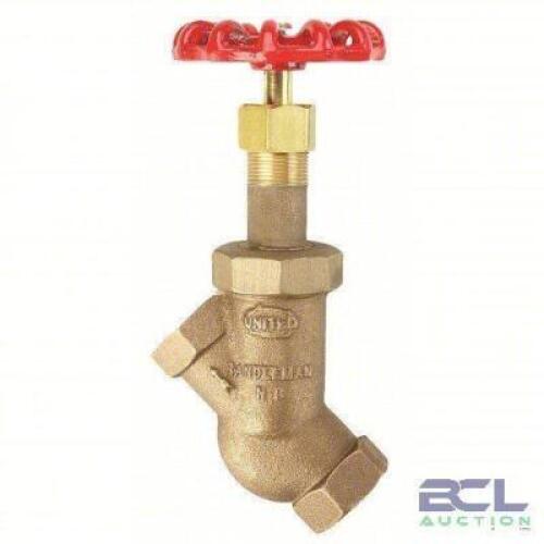 DESCRIPTION: (1) GLOBE VALVE BRAND/MODEL: UNITED BRASS WORKS #45A302 INFORMATION: FOR GAS OI STEAM WATER RETAIL$: $1,432.85 EA QTY: 1