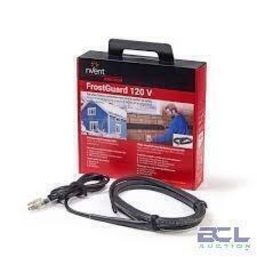DESCRIPTION: (1) HEAT CABLE BRAND/MODEL: RAYCHEM FROSTGUARD INFORMATION: 120V SIZE: 6FT RETAIL$: $189.95 EA QTY: 1