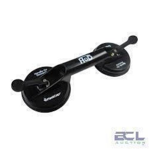 DESCRIPTION: (2) SUCTION CUP LIFTER BRAND/MODEL: FASTCAP HOD #HOD-DOUBLE INFORMATION: DOUBLE CUP, HELPS LIFT UP TO 200LB SIZE: 4-5/8 DIA RETAIL$: $13.