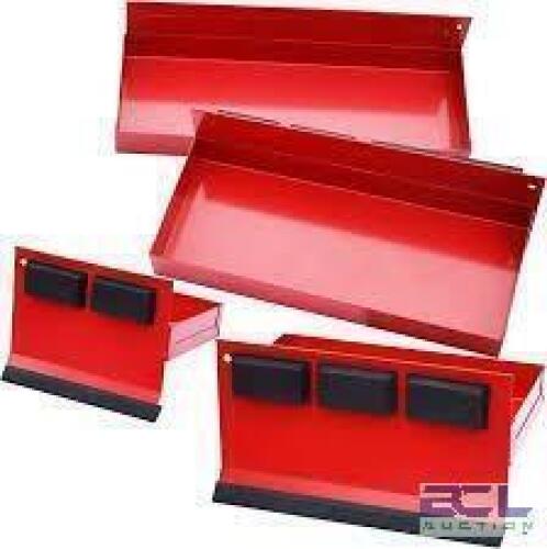 DESCRIPTION: (3) MAGNETIC TOOL TRAY SET OF (3) BRAND/MODEL: DURATOOL #22-25440 INFORMATION: RED RETAIL$: $40.00 EA QTY: 3