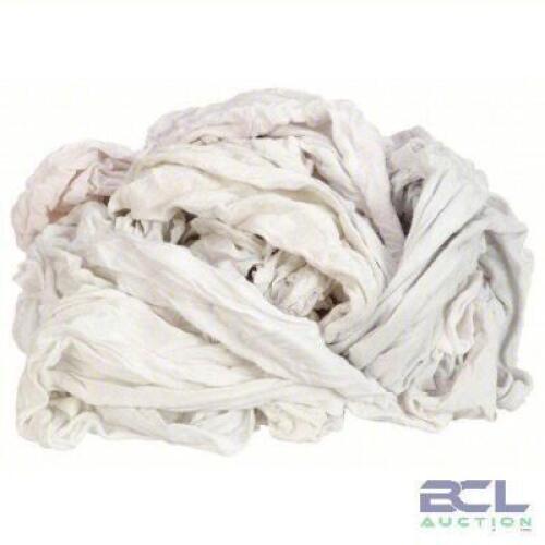 DESCRIPTION: (1) CASE OF CLOTH RAGS BRAND/MODEL: PART NUMBER #3U585 INFORMATION: WHITE SIZE: 25 LB RETAIL$: $75.66 EA QTY: 1