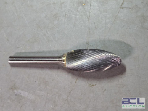 DESCRIPTION: (4) CARBIDE FLAME BURR BRAND/MODEL: WESTWARD 19D736 SIZE: 1-7/16" HEAD 1/4" SD RETAIL$: $299.40 QTY: 4