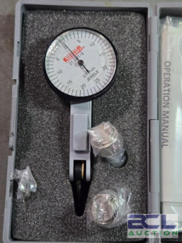 DESCRIPTION: (1) HORIZONTAL DIAL TEST INDICATOR BRAND/MODEL: SPI 21-381-9 SIZE: 0.50mm RETAIL$: $146.37 QTY: 1
