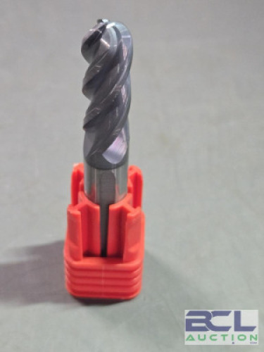DESCRIPTION: (4) SOLID CARBIDE GP BALL END MILL BRAND/MODEL: FULLERTON 34097 SIZE: 3/8" DIA RETAIL$: $109.38 QTY: 4