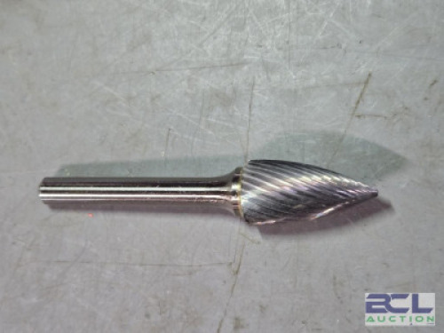 DESCRIPTION: (4) CARBIDE TREE BURR BRAND/MODEL: WESTWARD 19D767 SIZE: 1/4" SD RETAIL$: $125.92 QTY: 4
