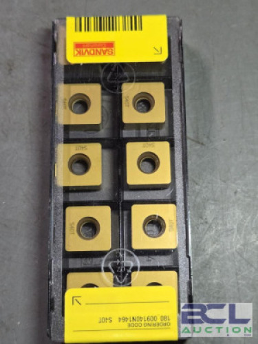 DESCRIPTION: (30) CARBIDE MODULMILL INSERTS BRAND/MODEL: SANDVIK COROMANT 180_009140N1464 S40T RETAIL$: $628.50 QTY: 30