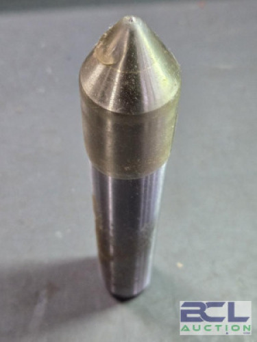 DESCRIPTION: (1) CARBIDE TIPPED ALLOY STEEL SSTANDARD POINT SOLID DEAD CENTER BRAND/MODEL: MADE IN USA 00085035 SIZE: 3MT 5-1/4" OAL RETAIL$: $192.19