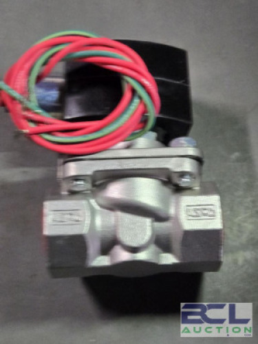 DESCRIPTION: (1) 2-WAY NORMALLY CLOSED SOLENOID VALVE BRAND/MODEL: REDHAT EF8210G087 SIZE: 24VDC 1/2" RETAIL$: $919.70 QTY: 1