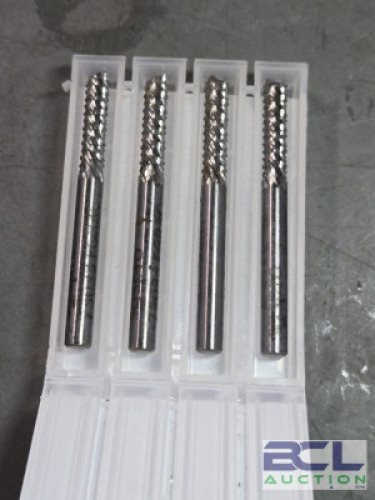 DESCRIPTION: (4) DIAMOND PATTERN ROUTER BITS BRAND/MODEL: SGS 73033 SIZE: 0.1880" DIA 5/8" LOC RETAIL$: $441.75 QTY: 4