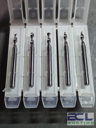 DESCRIPTION: (5) CARBIDE MICRO DRILL BITS BRAND/MODEL: KYOCERA 07372 SIZE: #41 QTY: 5