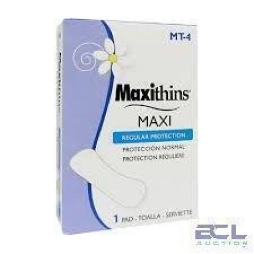 DESCRIPTION: (10) SANITARY NAPKINS BRAND/MODEL: MAXITHINS #MT-4 QTY: 10