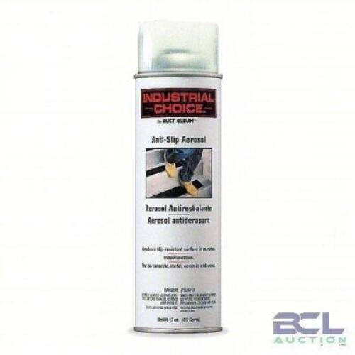 DESCRIPTION: (6) ANTI-SLIP SPRAY PAINT BRAND/MODEL: RUST-OLEUM #4XM10 INFORMATION: CLEAR, ACRYLIC FLOOR COATING SIZE: 17 OZ RETAIL$: $15.82 EA QTY: 6
