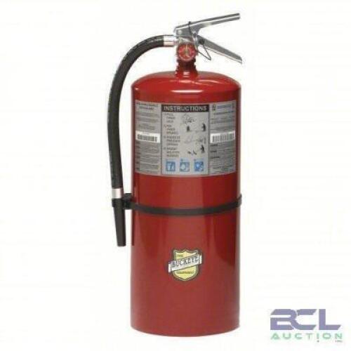 DESCRIPTION: (1) FIRE EXTINGUISHER BRAND/MODEL: BUCKEYE #35WT10 SIZE: : Monoammonium Phosphate, ABC, 20 lb Capacity, 10A:120B:C RETAIL$: $241.51 EA QT