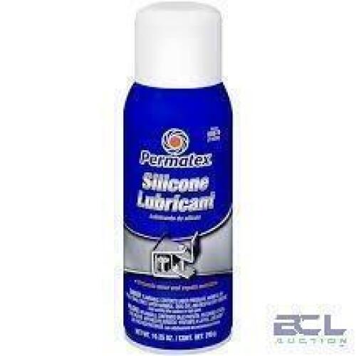 DESCRIPTION: (6) SILICONE LUBRICANT BRAND/MODEL: PERMATEX SIZE: 10.25 OZ RETAIL$: $8.98 EA QTY: 6