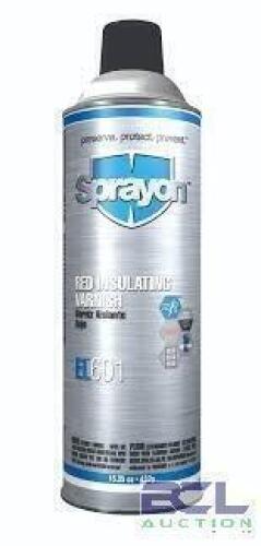 DESCRIPTION: (6) RED INSULATING VARNISH BRAND/MODEL: SPRAYON #EL 601 SIZE: 15 OZ RETAIL$: $13.67 EA QTY: 6
