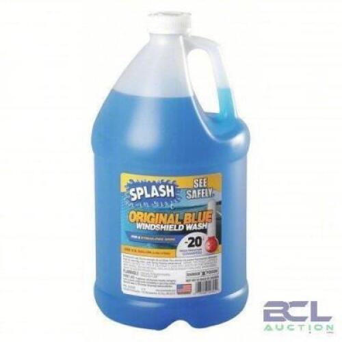 DESCRIPTION: (2) WINDSHIELD WASHER FLUID BRAND/MODEL: SPLASH #2EXW5 SIZE: 1 GALLON RETAIL$: $5.43 EA QTY: 2