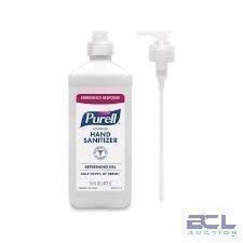 DESCRIPTION: (12) HAND SANITIZER REFRESHING GEL BRAND/MODEL: PURELL ADVANCED SIZE: 16 FL OZ RETAIL$: $6.99 EA QTY: 12