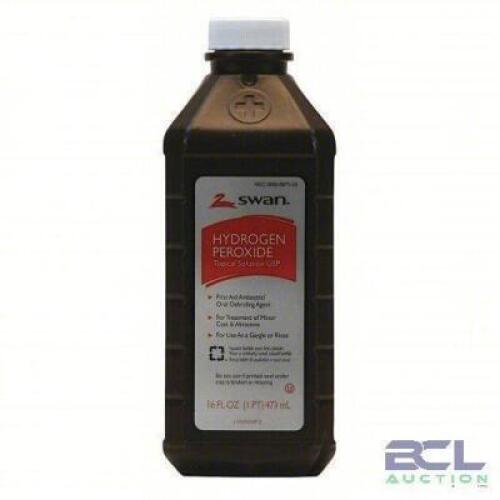 DESCRIPTION: (12) HYDROGEN PEROXIDE BRAND/MODEL: SWAN #3XKW4 SIZE: 16 OZ RETAIL$: $5.98 EA QTY: 12