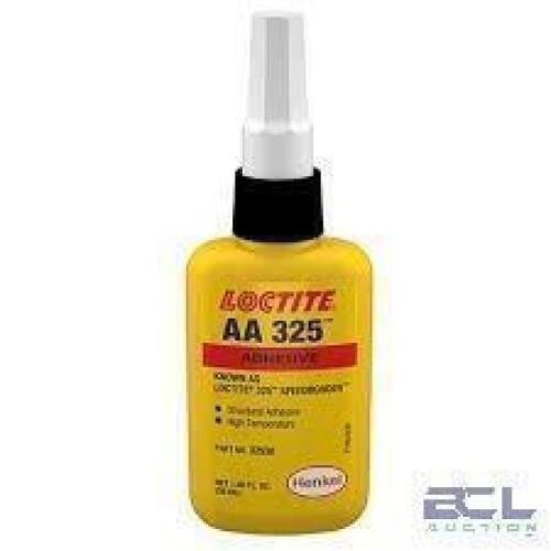 DESCRIPTION: (6) ADHESIVE BRAND/MODEL: LOCTITE AA 325 SIZE: 1.89 FL OZ RETAIL$: $21.72 EA QTY: 6