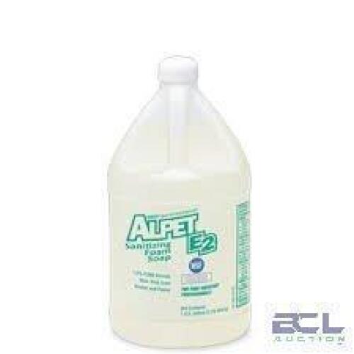 DESCRIPTION: (2) SANITIZING FOAM SOAP BRAND/MODEL: ALPET E2 SIZE: 1 GALLON RETAIL$: $66.35 EA QTY: 2