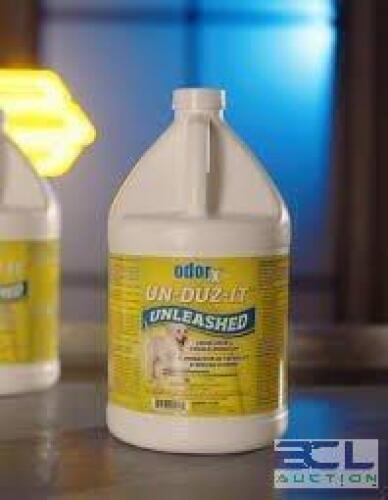 DESCRIPTION: (2) URINE ODOR AND STAIN ELIMINATOR BRAND/MODEL: ODOR X UN-DUZ-IT SIZE: 1 GALLON RETAIL$: $32.23 EA QTY: 2
