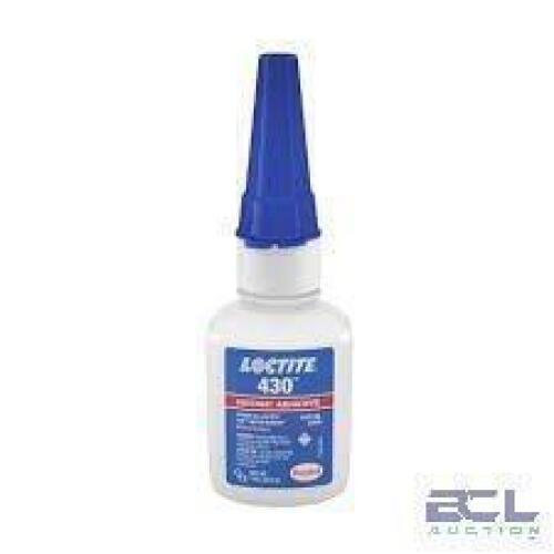 DESCRIPTION: (6) INSTANT ADHESIVE BRAND/MODEL: LOCTITE 430 SIZE: 1 OZ RETAIL$: $30.42 EA QTY: 6