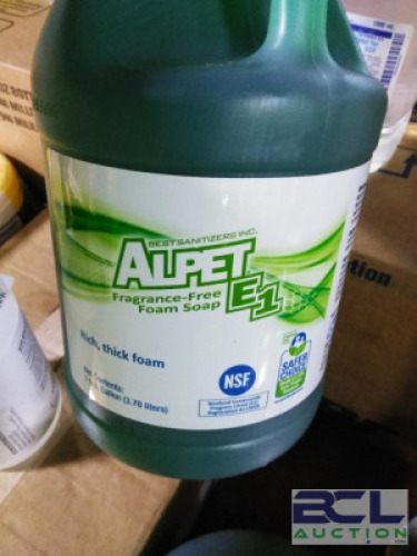 DESCRIPTION: (2) FRAGRANCE-FREE FOAM SOAP BRAND/MODEL: ALPET E1 SIZE: 1 GALLON RETAIL$: $25.22 EA QTY: 2