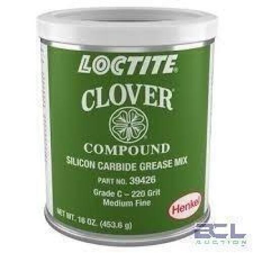 DESCRIPTION: (1) CAN OF SILICON CARBIDE GREASE MIX BRAND/MODEL: LOCTITE CLOVER COMPOUND SIZE: 16 OZ RETAIL$: $40.28 EA QTY: 1