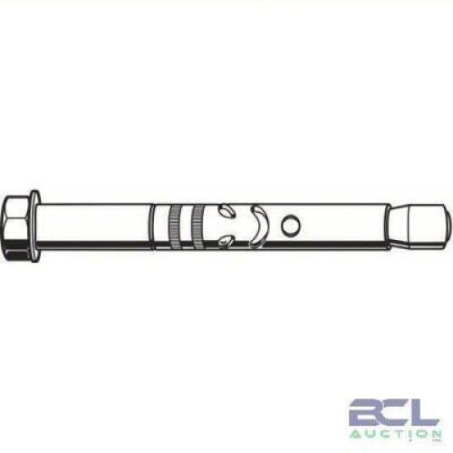 DESCRIPTION: (1) CASE OF (140) SLEEVE ANCHOR BRAND/MODEL: 177V74 SIZE: 3 in Overall Lg, 1/2 in Dia, 3/8" Thread Size RETAIL$: $383.00 EA QTY: 1