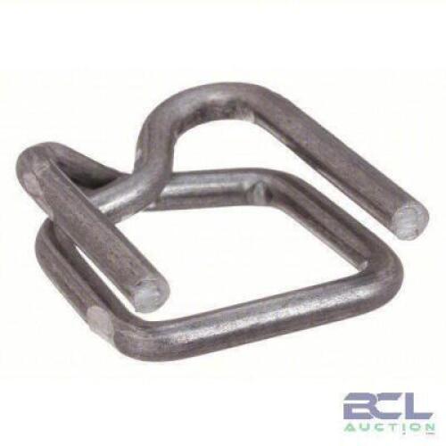 DESCRIPTION: (1) BOXES OF (1000) STRAPPING BUCKLE BRAND/MODEL: PART NUMBER #2CXP1 INFORMATION: STEEL RETAIL$: $52.93 PER BOX QTY: 1