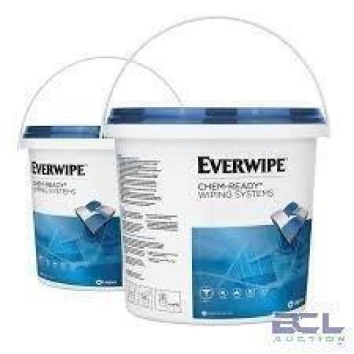 DESCRIPTION: (2) CASES OF (5) BUCKETS OF WIPES BRAND/MODEL: EVERWIPE #CR-BKT-5-PR RETAIL$: $22.69 EA QTY: 2