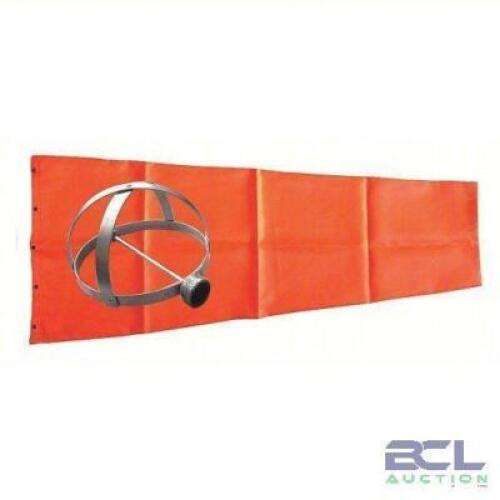 DESCRIPTION: (1) WINDSOCK KIT BRAND/MODEL: 3LWE5B INFORMATION: ORANGE SIZE: Nylon, 48 in Lg, 18 in Throat Dia, Orange, Windsock with Mounting Hardware