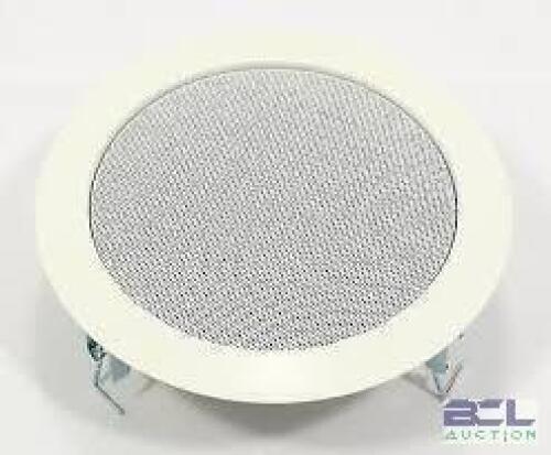 DESCRIPTION: (2) CEILING MOUNTED SPEAKER BRAND/MODEL: VISATON #50100-8 SIZE: 6.5 IN RETAIL$: $55.00 EA QTY: 2