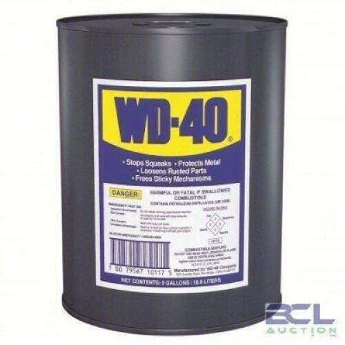 DESCRIPTION: (1) GENERAL PURPOSE LUBRICANT BRAND/MODEL: WED-40 #20JY67 SIZE: 5 GALLON RETAIL$: $153.49 QTY: 1