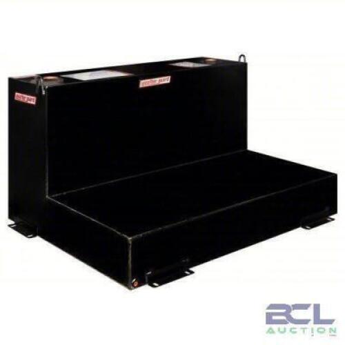 DESCRIPTION: (1) L SHAPED TRANSFER TANKBRAND/MODEL: WEATHER GUARD #362-5-02INFORMATION: BLACKSIZE: 110 GALLON, 30" X 43" X 26"RETAIL$: $1358.54 EAQTY: 1