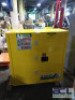 DESCRIPTION: (1) FLAMMABLE LIQUID STORAGE CABINET BRAND/MODEL: JUSTRITE #893000 INFORMATION: YELLOW SIZE: 30 GAL, 43 IN X 18 IN X 44 IN RETAIL$: $1355 - 4
