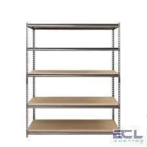 DESCRIPTION: (1) SHELVING UNIT BRAND/MODEL: EDSAL #UR602472PB5P-SILV INFORMATION: SILVER SIZE: 60" X 24" X 72" RETAIL$: $195.00 EA QTY: 1