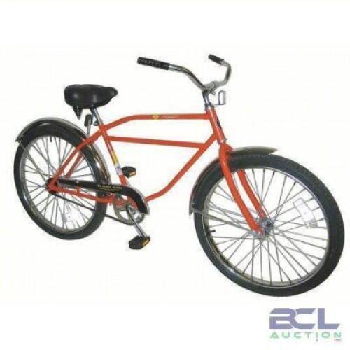 DESCRIPTION: (1) BICYCLE BRAND/MODEL: WORKSMAN CYCLES #8DH55 INFORMATION: ORANGE SIZE: 72" RETAIL$: $626.05 EA QTY: 1