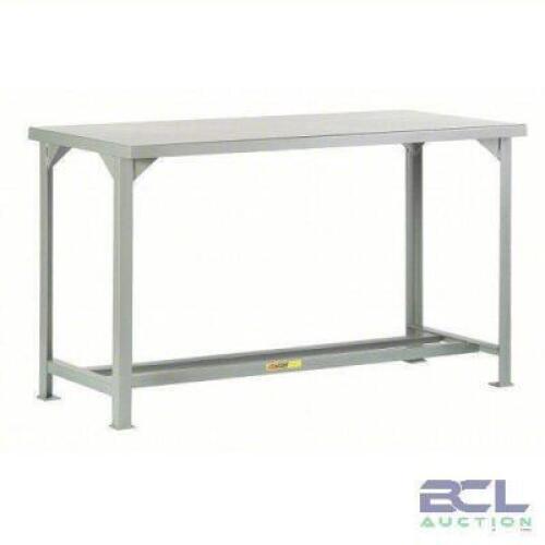 DESCRIPTION: (1) WORKBENCHBRAND/MODEL: LITTLE GIANT #21E678INFORMATION: STEEL, GRAY, NO ADDITIONAL COMPONENTSSIZE: 72" X 36" X 36"RETAIL$: $740.74 EAQTY: 1