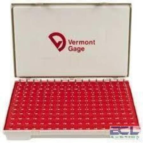 DESCRIPTION: (1) GAGE ZZ PIN SET BRAND/MODEL: VERMONT #901101600 INFORMATION: MISSING 4 PINS OUT OF 690 SIZE: .0610-.7500 RETAIL$: $196.99 EA QTY: 1