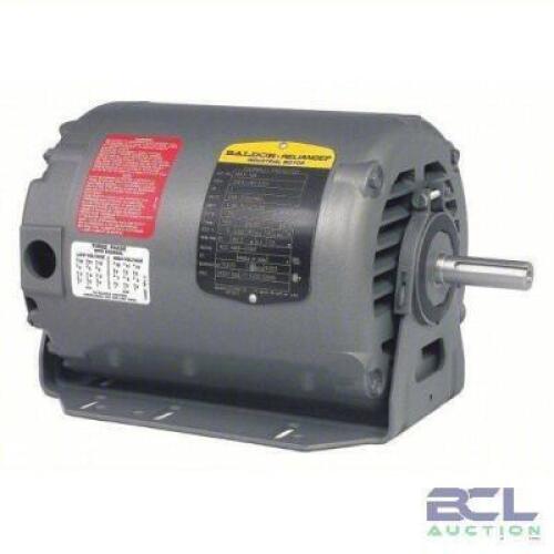 DESCRIPTION: (1) GENERAL PURPOSE MOTOR BRAND/MODEL: BALDOR ELECTRIC #58NV70 INFORMATION: OPEN DRIP PROOF, RESILIENT BASE MOUNT, 3/4 HP, 230V AC/460V A