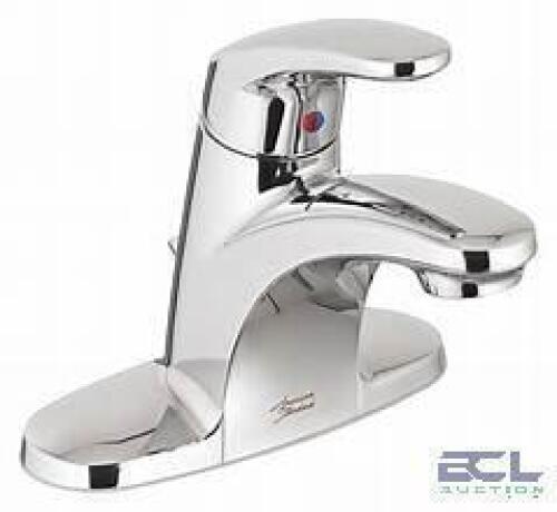 DESCRIPTION: (1) LOW ARC BATHROOM FAUCET BRAND/MODEL: AMERICAN STANDARD #448M87 INFORMATION: COLONY PRO, CHROME FINISH RETAIL$: $121.52 EA QTY: 1